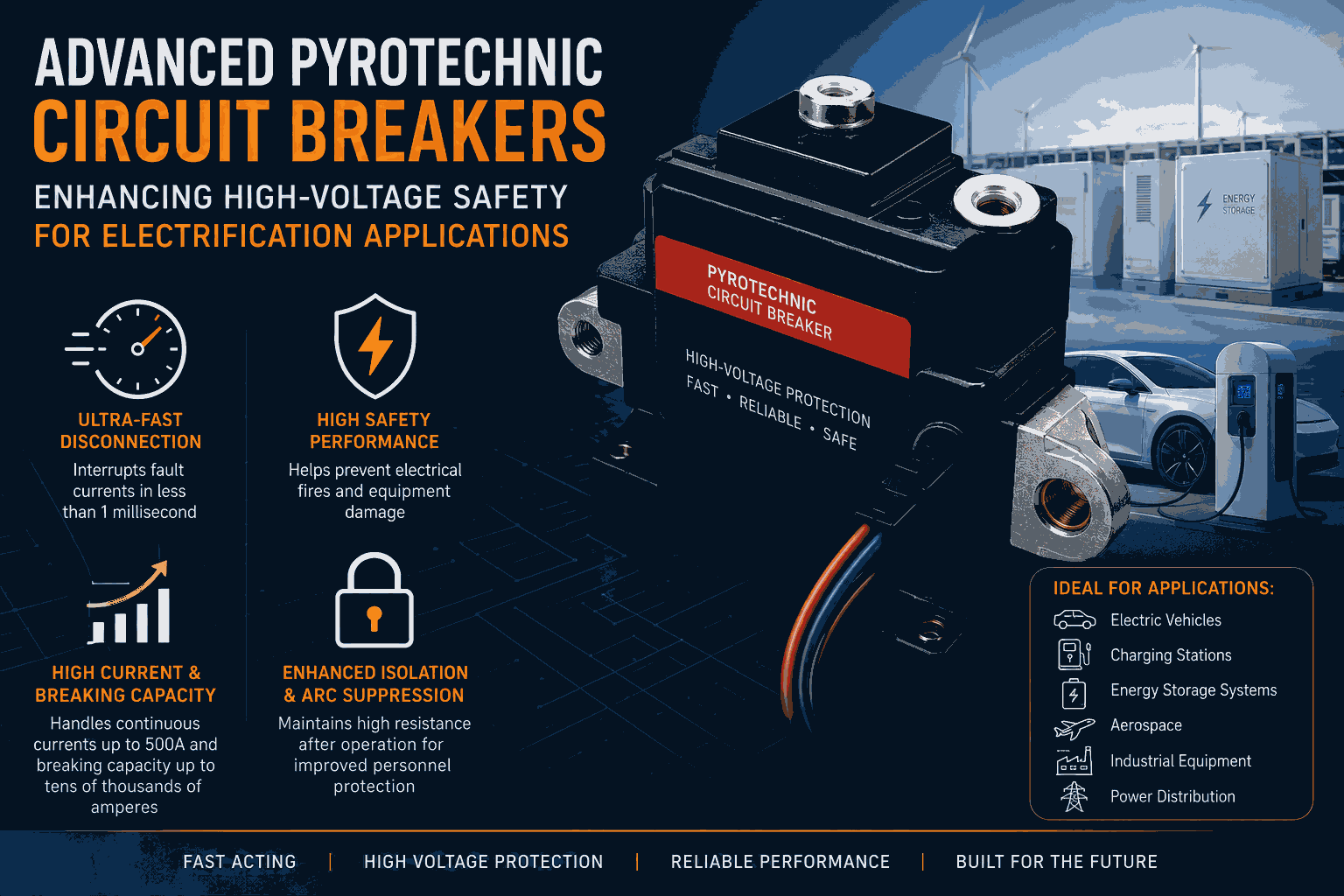 Pyrotechnic Circuit Breakers